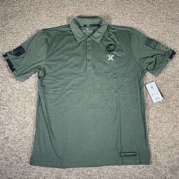 Colosseum Other - Xavier Musketeers Polo Shirt Mens Large Colosseum OHT Military Appreciation
